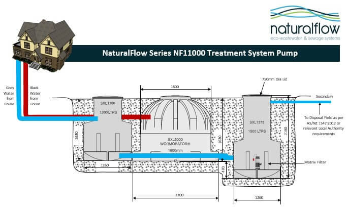 NF11000 treatment system pump